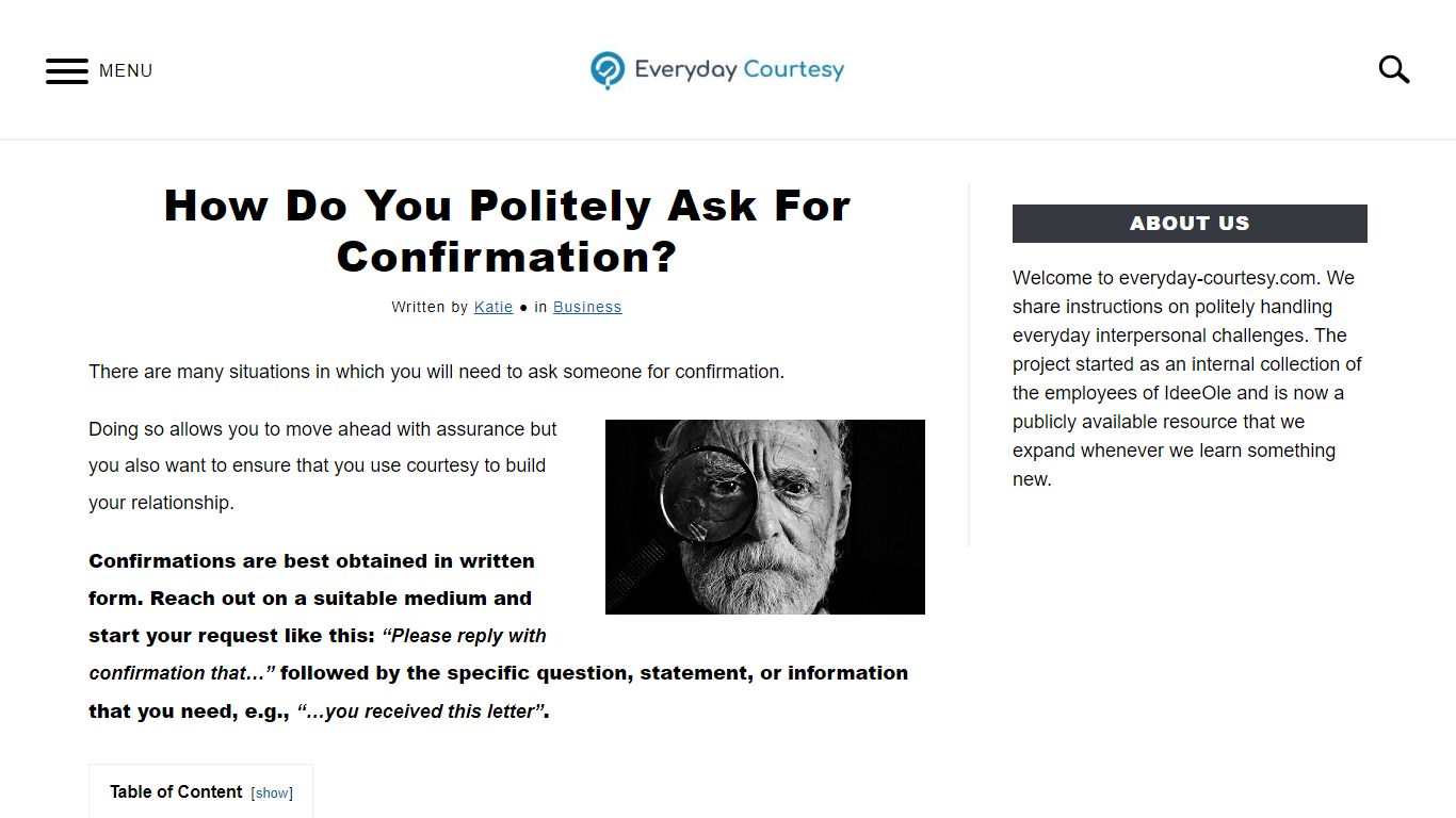 How Do You Politely Ask For Confirmation? – Everyday Courtesy